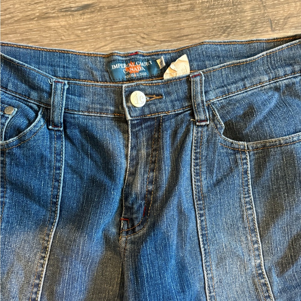 Y2K Mid Rise Flare Jeans - Picture 2 of 9